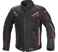 Büse Mugello Motorrad Textiljacke, schwarz-rot, Größe L für Männer