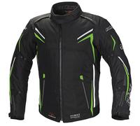 Büse Mugello Textiljacke schwarz/neongrün Herren S