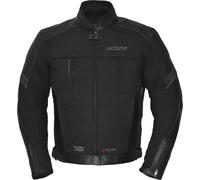Büse Novaro wasserdichte Motorrad Leder-/Textiljacke, schwarz, Größe 52 für Männer
