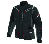 Büse Open Road III wasserdichte Motorrad Textiljacke, schwarz/rot, 52