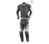 Büse Silverstone Pro 2-Teiler Damen Motorrad Lederkombi, schwarz/weiß, 44