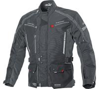 Büse Torino II Motorrad Textiljacke, schwarz/dunkelgrau, Größe Lang 102