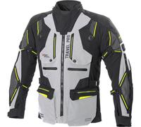 Büse Travel Pro Motorrad Textiljacke, hellgrau/schwarz, Größe 52