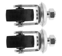 BUGUUYO 2 Stück Wagenheber Tragfähigkeit Drehbare Räder mit Gewindestange für Industrielle Anwendungen und Wagenheber Ersatzteile