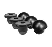 BUGUUYO 6 Stück Gummi Hydraulikheber Öleinfüllstopfen mit Flachem und Rundem Kopf Kompakt und Langlebig für Rangierwagenheber und Hydraulische Wagenheber