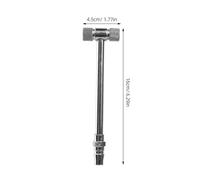 BUGUUYO Metall Reifenventilverlängerung Ventilverlängerungsstab Langlebig für Auto LKW Reifen Schnell Aufpumpen Zubehör Autoreifen Zubehör