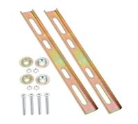 BUGUUYO Motorrad Heckbox Halterung Verstärkte Bodenplatte mit Schrauben Stabile Montageplatte für Roller Gepäckträger Geeignet für Transportboxen und Anhängerkupplung