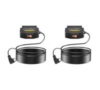 Buhdjfnke 2X OBD2-OBD-Stromkabel für Armaturenbrettkamera, OBD auf Typ-C USB-OBDII-Adapter, Verdrahtetes Ladekabel, 12-36 V auf 5 V/3 A