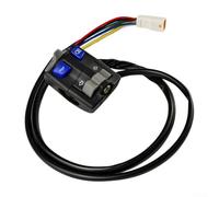 Bulevisiter Linker Lenkerschalter für Motorrad mit Blinker, für Hupe und Lichttasten, kompatibel mit Standard-Befestigungspunkten