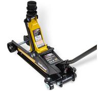 BullPower BP600X Rangierwagenheber - Low Profile Wagenheber, 80-360mm, 2250kg, Racing Wagenheber, Sportwagen, Rennsport mit 35mm-Aufsatz und 2X Gummiauflage