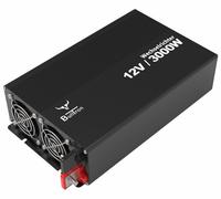 BullTron 12V / 3000W Wechselrichter Standard mit Display und Fernbedienung