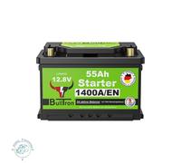 BullTron® 55 Ah Lithium Starter und Speicherbatterie lang Polar - 0% MwSt - §12 Abs.3 UstG - 5 Jahre Garantie - LiFePO4