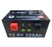 BullTron Untersitz Polar 320Ah - LiFePO4-Batterie mit Smart-BMS, 300A Dauerstrom, Bluetooth-App und 5 Jahre Garantie, ideal für Wohnmobile und Solarsysteme
