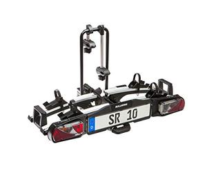 Bullwing SR10 Auto Fahrradträger Heckträger für 2 Fahrräder mit Anhängerkupplung Fahrradheckträger Kupplungsträger Fahrradhalter Kupplung Klappbar großer Abklappwinkel