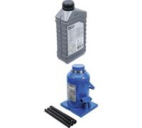 Bundle aus BGS 71036 | Hydrauliköl | mineralisch | HLP 46 | 1 l + BGS 70040 | Hydraulischer Flaschen-Wagenheber | 50 t | Stempelwagenheber/Kompakt-Wagenheber