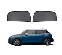 BUQMNKKC Sonnenschutz für Seitenscheiben Auto Magnetisch Vorhang für Mini Cooper F55 UV Schutz Fenster Sonnenblende Zubehör für Baby Kinder Haustiere Schwarz,2pcs- Rear Door