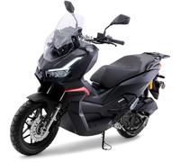 Burnout Motorroller QS125 ADV Matt-Schwarz 125 ccm Euro 5+ ABS - 90 km/h | 8,5 kW / 11,6 PS, EFI, Wasserkühlung, 7-Zoll-TFT, Keyless Go, Start-Stop-Automatik, LED, Dual-USB, verstellbares Windschild