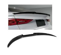BUVBRJDR für VW Polo 6R 6N 6N2 6C 9N 9N3 Rline Heckspoiler Lippe, Aerodynamischer Heckflügel Kofferraumspoiler, Glanz Schwarz Spoilerlippe Tuning, Sport Heckabschluss