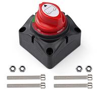 Buyw atterie Trennschalter 12 V 24 V 48 V Batterieschalter 275 A Batterie Hauptschalter Stromschalter für Marine, Auto, Motorrad, Wohnmobil, UTV (A701G)