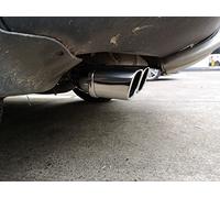 BVDOUE Auto Edelstahl Auspuffblende Auspuffblenden Auspuffrohr Abdeckung Zubehör Auspuff Endrohr, für Nissan Qashqai J11 J10 2009-2015 Auspuff Blende