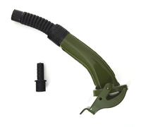 BW® Ausgießer flexibel für Kraftstoffkanister Metall Benzinkanister 5 / 10 / 20 Liter - Flex Standard - Olivgrün - RAL 6003 - Made in Europe - grün Metall BW-Spout-gru