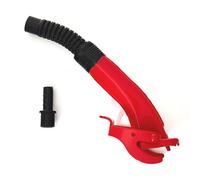 BW® Ausgießer flexibel für Kraftstoffkanister Metall Benzinkanister 5 / 10 / 20 Liter - Flex Standard - Rot - RAL 3000 - Made in Europe - rot Metall BW-Spout-rot