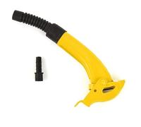 BW® Ausgießer flexibel für Metall Benzinkanister 5/10 / 20 Liter - 25cm Flex Spout inkl. Halterung für Kraftstoffkanister - Gelb - RAL 1018 - Made in Europe