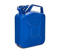 BW® Benzinkanister Metall 5 Liter - Kraftstoffkanister Blau - RAL - und UN-Zulassung - 0,8mm Stahl nach DIN 7274 für Benzin Diesel E10 2-Takt - Made in Europe