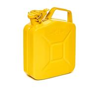 BW® Kraftstoffkanister Metall Benzinkanister 5 Liter - Gelb - RAL 1018 - und UN-Zulassung - Made in Europe - gelb Metall BW-JerryCan-5-gel