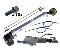 BWN V-1400 kg Anhänger | AM: 1300 mm Fahrgestell Achsen Set gebremst AS: 5112