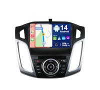 BXLIYER 9 Zoll Android 14 Autoradio für Ford Focus (2012-2017) - Rückfahrkamera KOSTENLOS - 2G+32G - 2 Din - DAB Lenkradsteuerung WiFi Carplay Android Auto DSP Split-Screen 4G Bluetooth