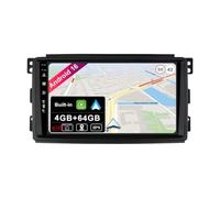 BXLIYER 9 Zoll Autoradio für Mercedes-Benz Smart fortwo 451 2005-2010 GPS Navigation - Wireless CarPlay Android Auto - Rückfahrkamera - 2G+64G - Android 15 2 Din - DSP DAB Lenkradsteuerung WiFi