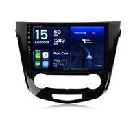 BXLIYER Android 15-6G+128G - Autoradio für Nissan Qashqai J11 X-Trail Rouge (2014-2018) - Kabellos CarPlay/Android Auto - Kamera & MIC - IPS 10.1 Zoll 2 Din - DAB Lenkradsteuerung Fast-Boot 360-CAM