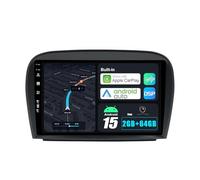 BXLIYER Android 15 Autoradio für Mercedes SL R230 (2005-2012) - Kabellos CarPlay Android Auto - Rückfahrkamera - 2G+64G - IPS 9 Zoll 2 Din DAB Lenkradsteuerung Dual-Band WiFi DSP DAB Bluetooth 2 Din
