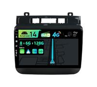 BXLIYER | Eingebaut 4G LTE & DAB | Android 14 QLED Autoradio für VW Touareg FL NF (2011-2017) |6G+128G | Carplay & Android Auto | Kamera + MIC | Dual Band WiFi Lenkradsteuerung | 9 Zoll 8-Core 2 Din