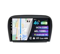 BXLIYER | Eingebaut 4G LTE DAB | Android 15 QLED Autoradio Radio für Mercedes SL R230 (2005-2012) | 6G+128G | CarPlay Android Auto | Kamera + MIC | WiFi Lenkradsteuerung BT | 9 Zoll Octa-Core