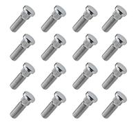 C CARBONADO Rändelbolzen M12x1,25 Radbolzen verzinkt 14,3mm Rändeldurchmesser 28mm Gewindelänge Ersatzbolzen für PKW Aluminiumfelgen und Stahlfelgen (16)