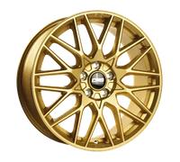 ALUFELGEN CMS, C25, 7,5X18 ET54 5X112 66,5, COMPLETE GOLD GLOSS