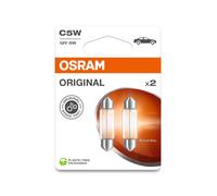 OSRAM ORIGINAL LINE 12V, Festoon, C5W, Doppelblister, 2 Lampen