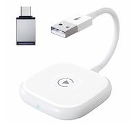 C61CS Bolwins Wireless CarPlay Adapter - Kabellose Umwandlung für kabelgebundenes CarPlay, inkl. USB-C Adapter, kompatibel mit Auto-System-Radios und passende für iPhone