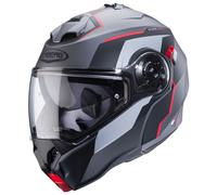 Caberg Duke Evo Move Klapphelm, gunmetallic-schwarz-rot matt Größe: L
