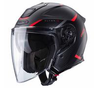 Caberg Flyon II Boss Helm, grau-rot-schwarz matt Größe: S