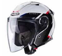Caberg Flyon II Boss Helm, weiß-schwarz-rot-blau Größe: XL
