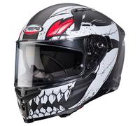 Caberg Avalon X Punk Helm, grau-schwarz-rot matt Größe: XS