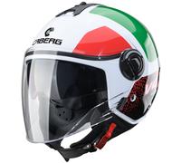 CABERG RIVIERA V4X ALPHA Jethelm italia weiss-rot-grün L