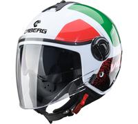 Caberg Riviera V4 X Alpha Jethelm, weiss-pink-grün, Größe L für Männer