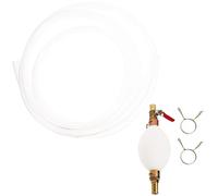 Cabilock Manuelle Benzin Siphonpumpe 12mm mit Lufthohlraum Benzinleiter Schlauch für Lkw und Werkstatt Langlebige Öl Absaugpumpe