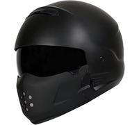 Caimcie ECE/DOT-geprüfter Retro-Integralhelm für Erwachsene, Unisex-Straßen- und Touring-Motocrosshelm mit Visier, Ganzjahres-Sturzhelm D,XXXXL=67-68cm