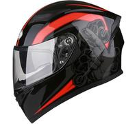 Caimcie Leichter Integralhelm für Motorradfahrer und Straßenfahrer mit klarer/getönter Sonnenblende, bequemer Unisex-Motorrad-Mopedhelm für Erwachsene, DOT/ECE-geprüft M,XXXL=64-65cm