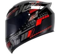 Caimcie Motorrad-Integralhelm, Klapphelm mit Visier, Belüftungsdesign, modischer Moped-Chopper-Helm Unisex, DOT/ECE-geprüft M,XXXL=64-65cm